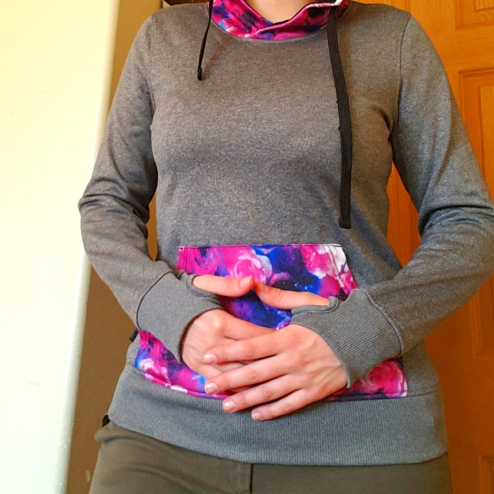 Floral Space Hoodie